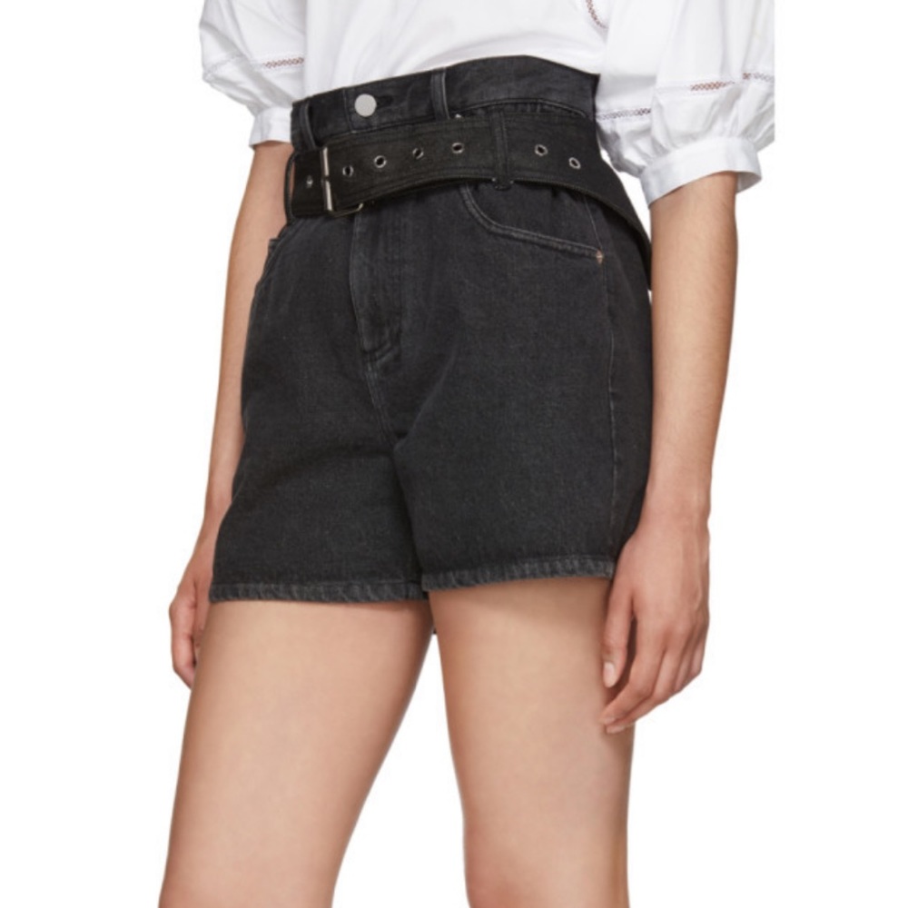 3.1 Phillip Lim Paperbag Denim Shorts - US 4